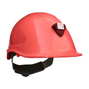 Casco Mta Abs Rojo Con Portalampara