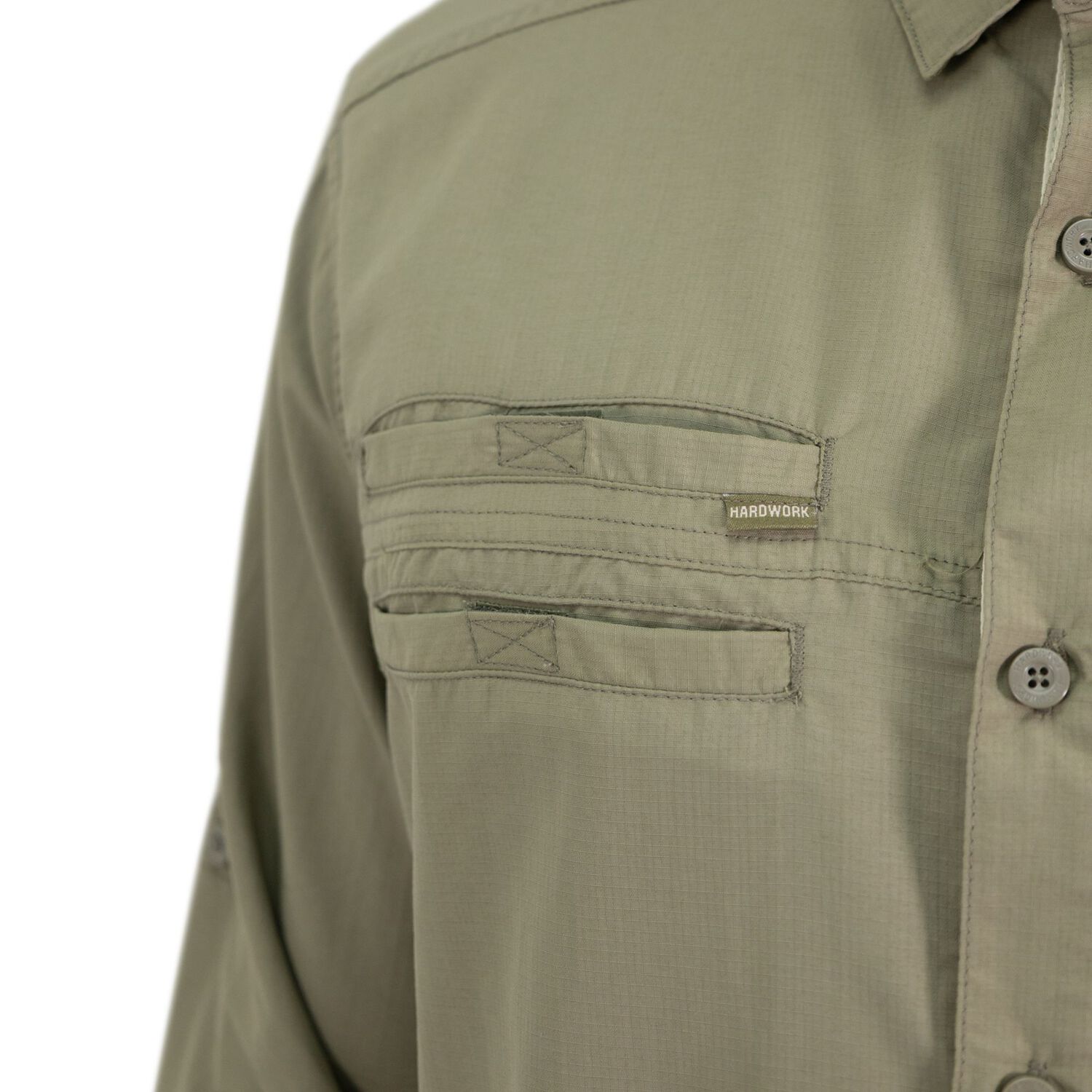Camisa Hw Arizona Hombre Verde Oliva image number 2.0