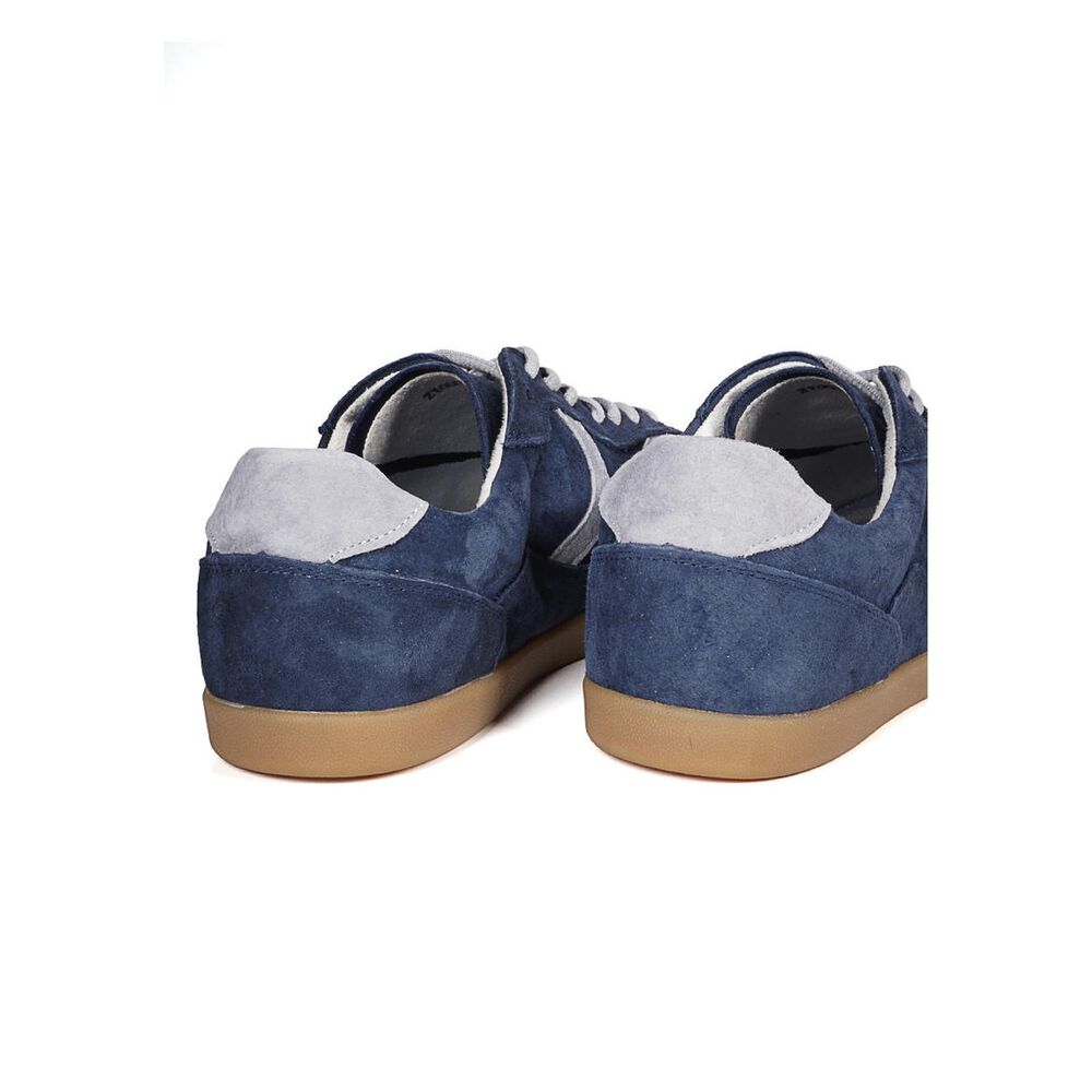 Zapatilla Cuero Urbana Albert Azul image number 5.0