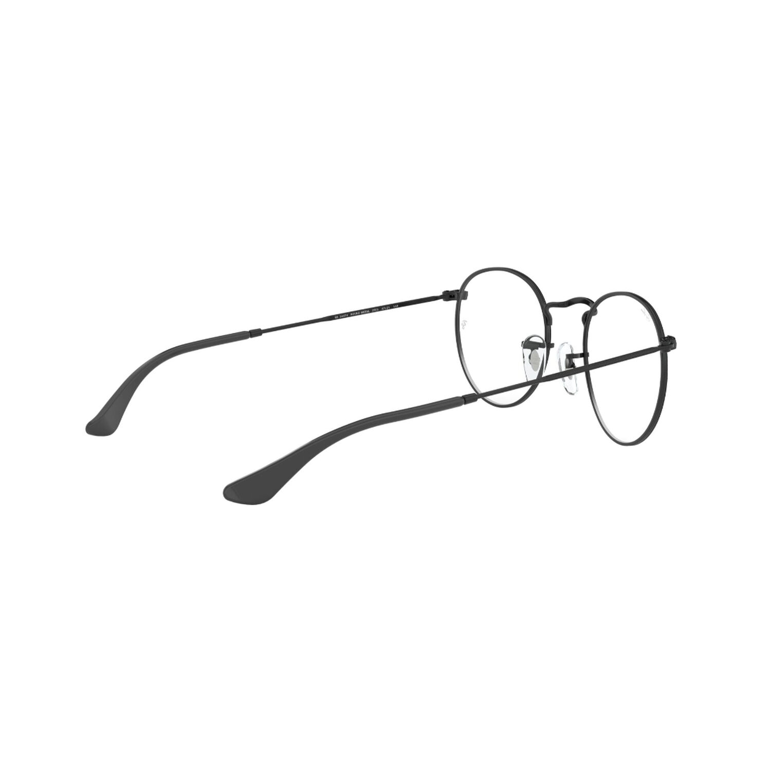 Lentes &Oacute;pticos Round Metal Matte Black Ray-ban Optical image number 8.0