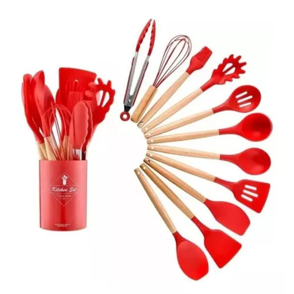 Set Cocina 12 Pcs Silicona Antiadherentes Gastronomicos image number 0.0