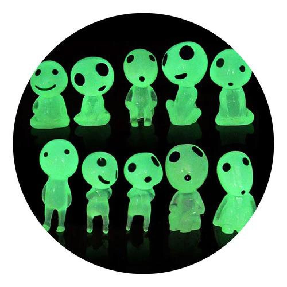 Adorno Jardín Mini Kodamas Luminosos Princesa Mononoke image number 3.0