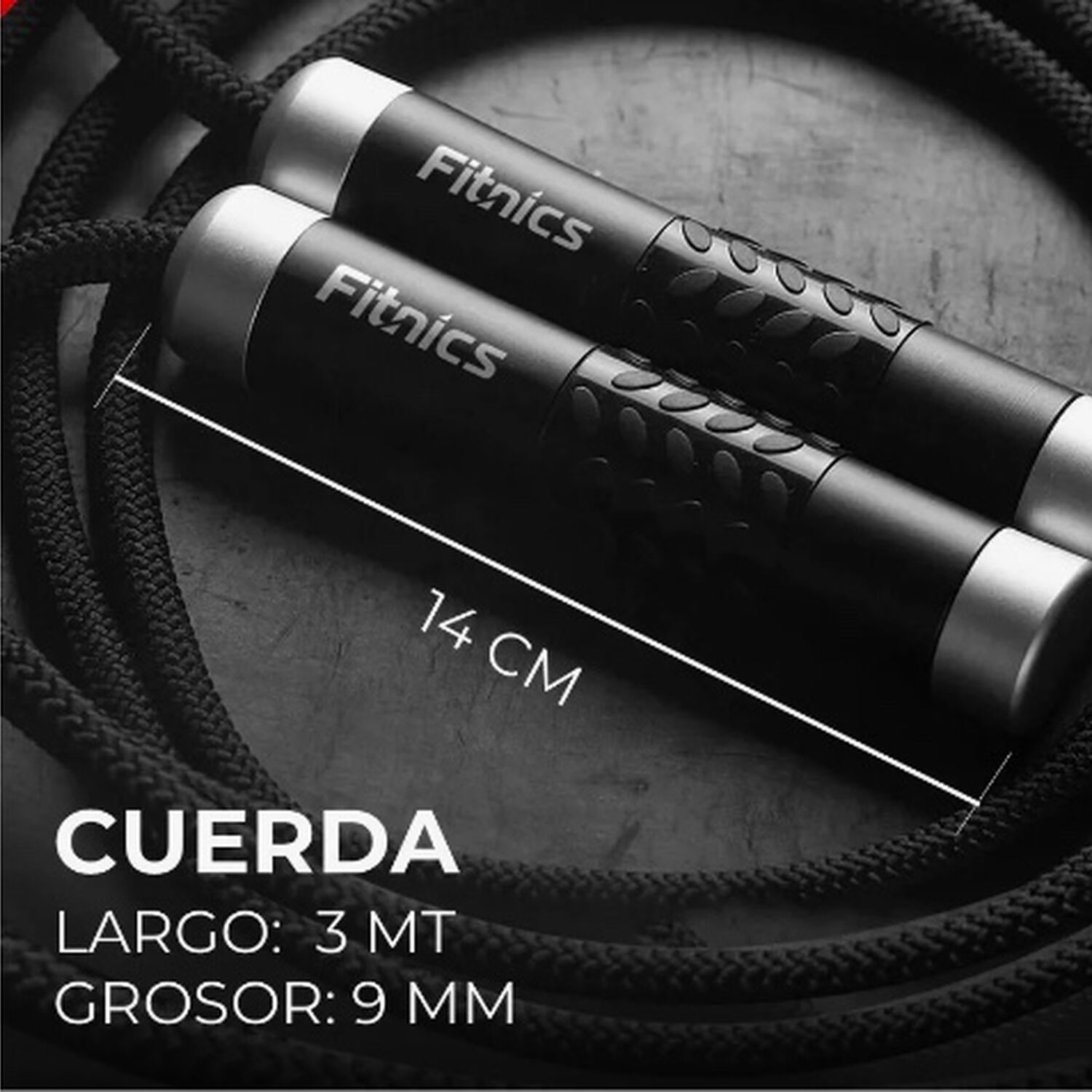 Cuerda Para Saltar Con Peso Ajustable image number 4.0