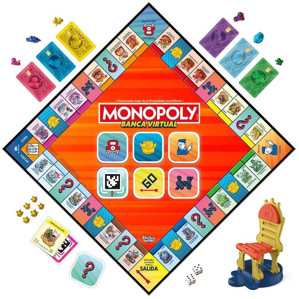 Juego De Mesa Hasbro Monopoly Banca Virtual image number 5.0