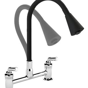 Combinacion Lavaplatos Flex Duo Houston Negro