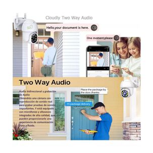 Cámara De Seguridad Ptz Wifi Inteligente Ip66 Je-m09