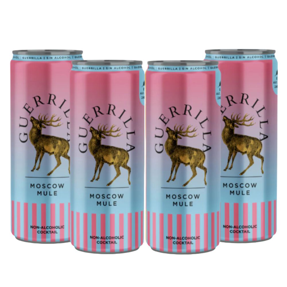 Coctel Guerrilla Moscow Mule Sin Alcohol X4 image number 0.0