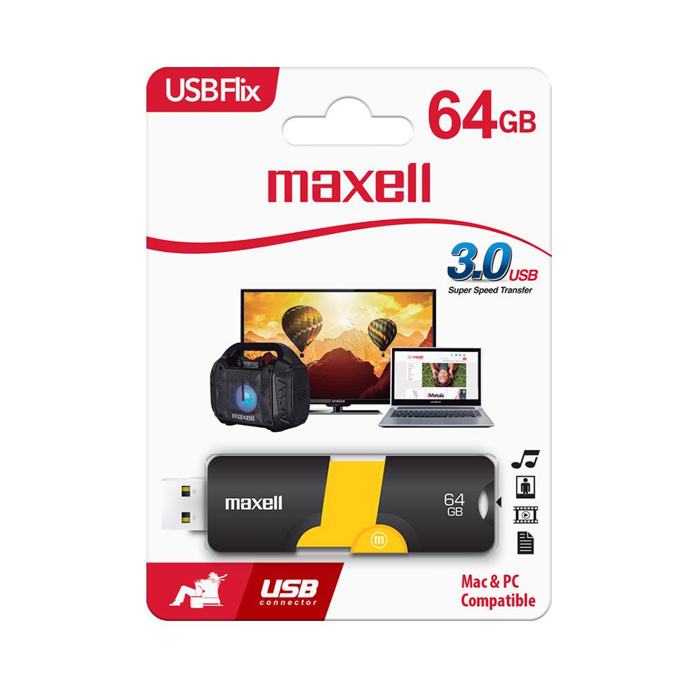 Pendrive Maxell Flix / 64 Gb image number 0.0