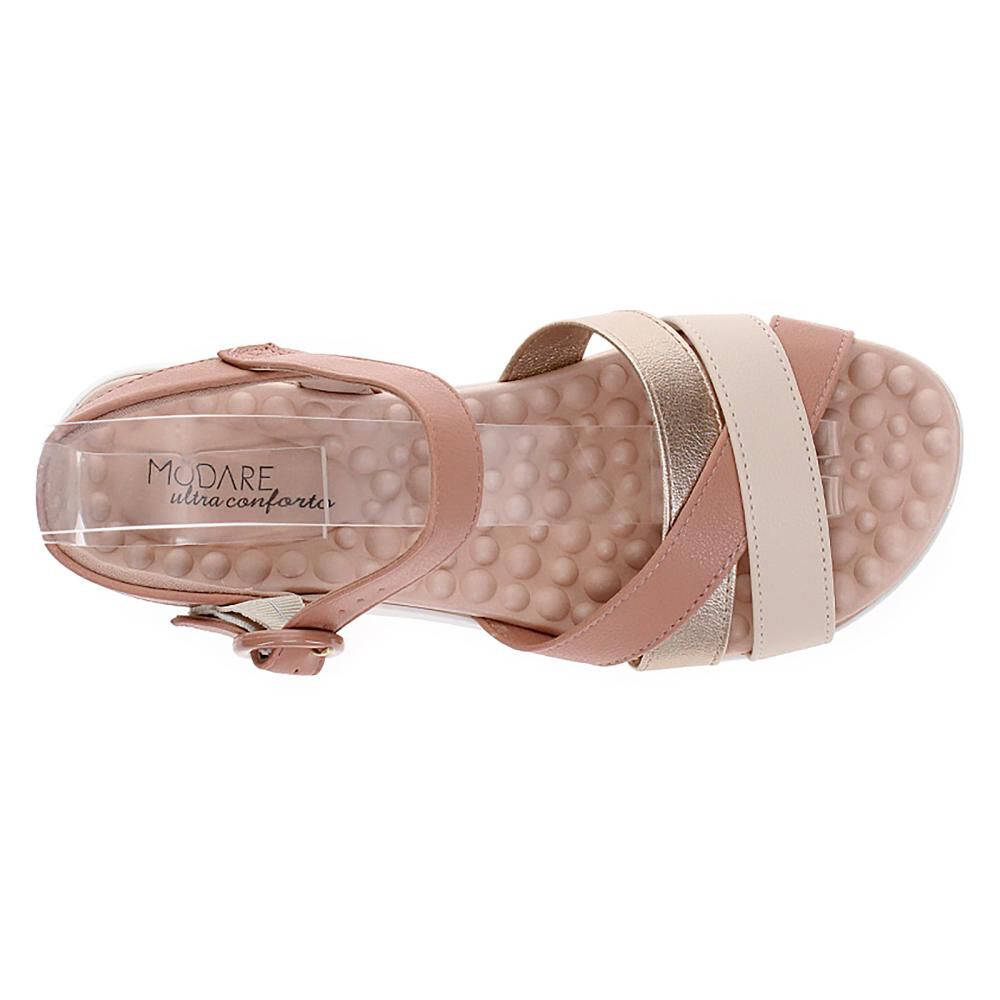 Sandalia Mujer Modare Casual Beige image number 4.0