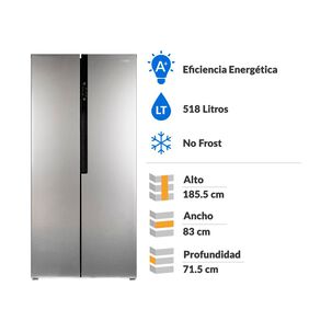 Refrigerador Side by Side Mabe MSC518LKRSS0 / No Frost / 518 Litros / A+