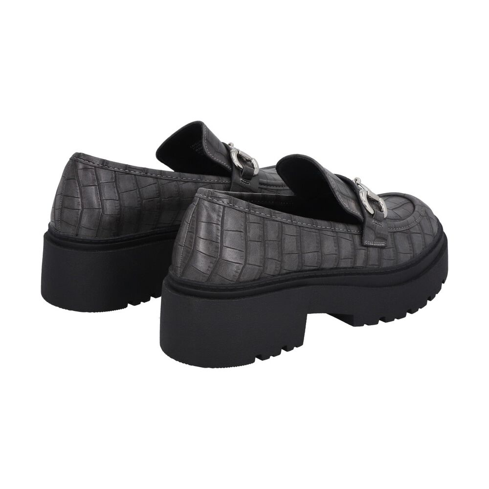 Mocas&iacute;n Mujer Negro/gris Gretha Police image number 4.0