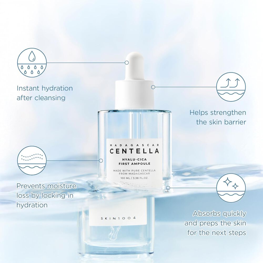 Madagascar Centella Hyalu-cica First Ampoule (skin1004) - 50ml Serum Hidratante Centella Asi&aacute;tica Y &Aacute;cido Hialur&oacute;nico image number 2.0