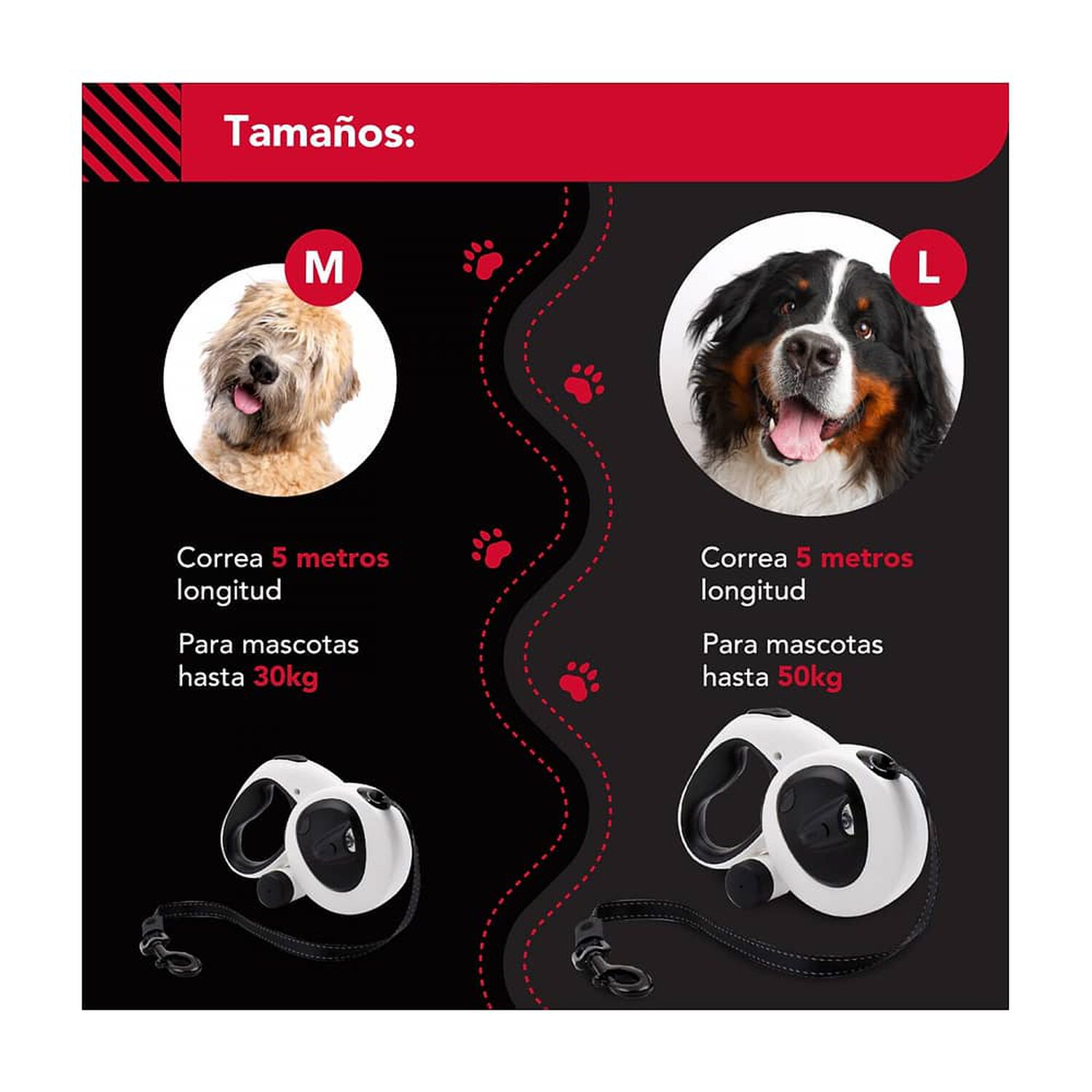 Correa Luminosa Thor Usb Light Leash Plus L image number 4.0
