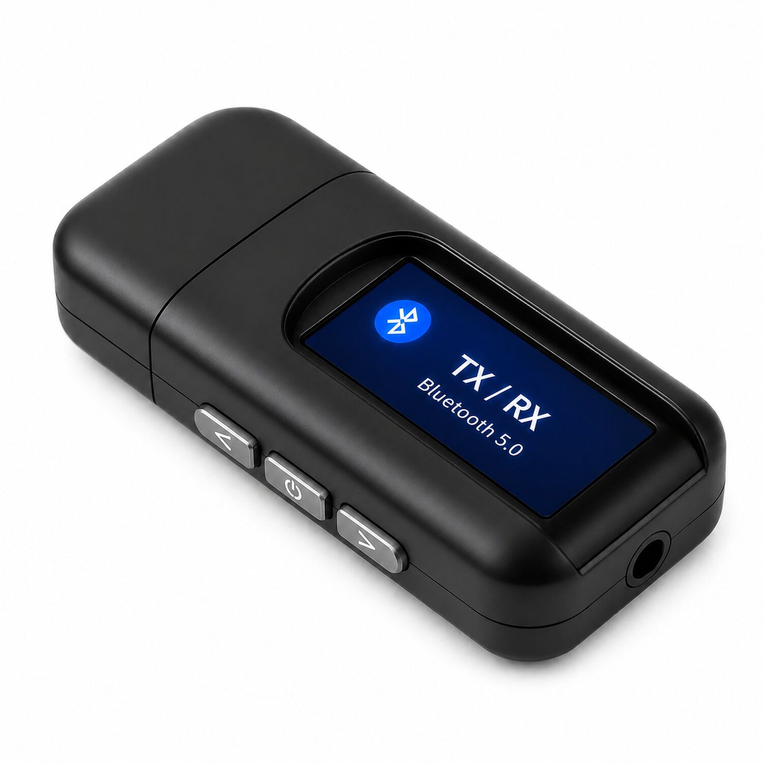 Transmisor Y Receptor Bluetooth De Audio Y Datos Rx - Tx Bt 5.0 Pantalla Lcd image number 0.0