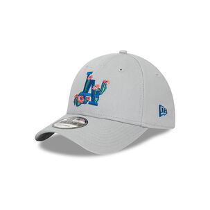 Gorra 9forty New Era Los Angeles Dodgers Flower Graphic Gris