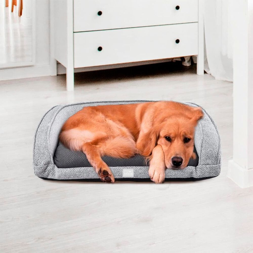 Cama Antibacteriana Y Cómoda Para Perros 90x63x19cm image number 3.0