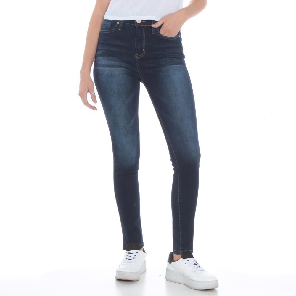 Jeans Pitillo con Destroyer Tiro Alto Skinny Mujer Wados image number 0.0