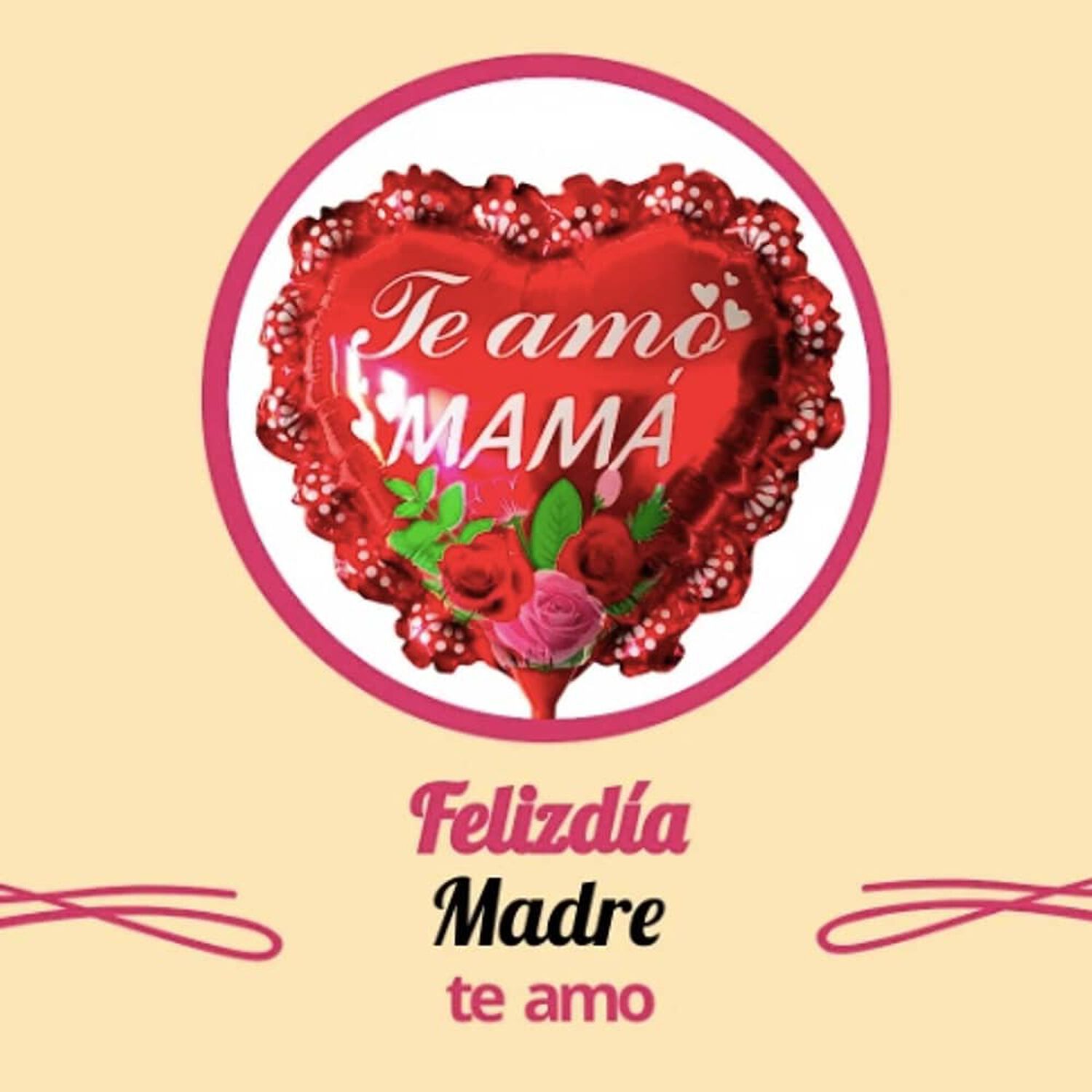 Globos Metalizados Feliz Dia Mama Dia De La Madre image number 1.0
