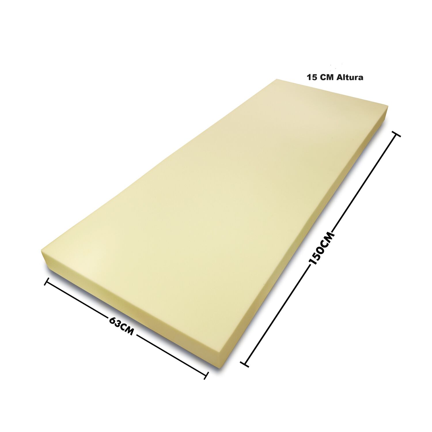 Espuma Easy Cut 150x63x15xdensidad 30 image number 0.0