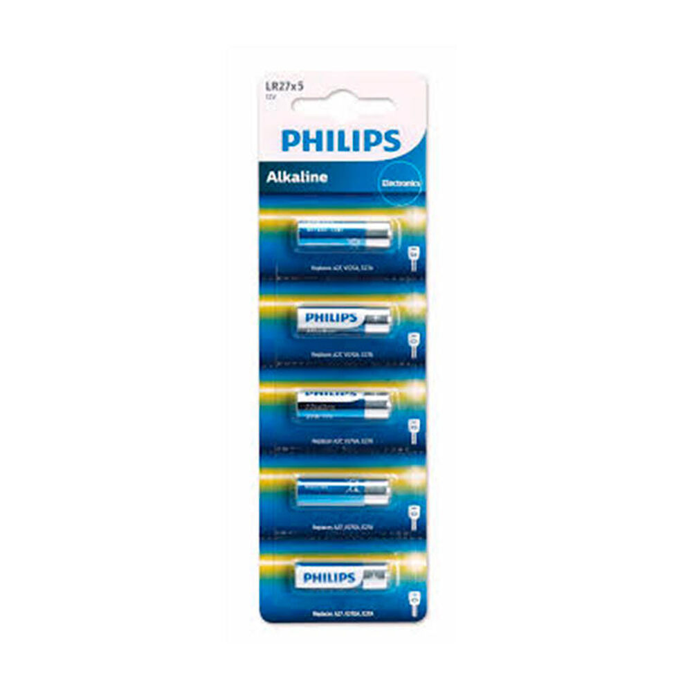 Microbateria Alkaline Philips 27 A Blister 5 Pcs Mlab image number 1.0