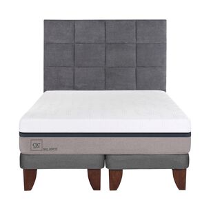 Cama Europea Cic Balance / Super King / Base Dividida  + Respaldo