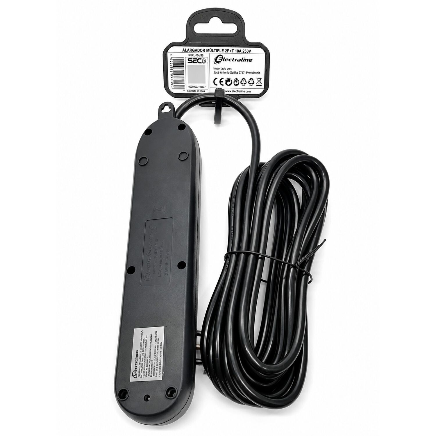 Zapatilla Alargador Electraline 6 Tomas Switch 5 Metros image number 4.0