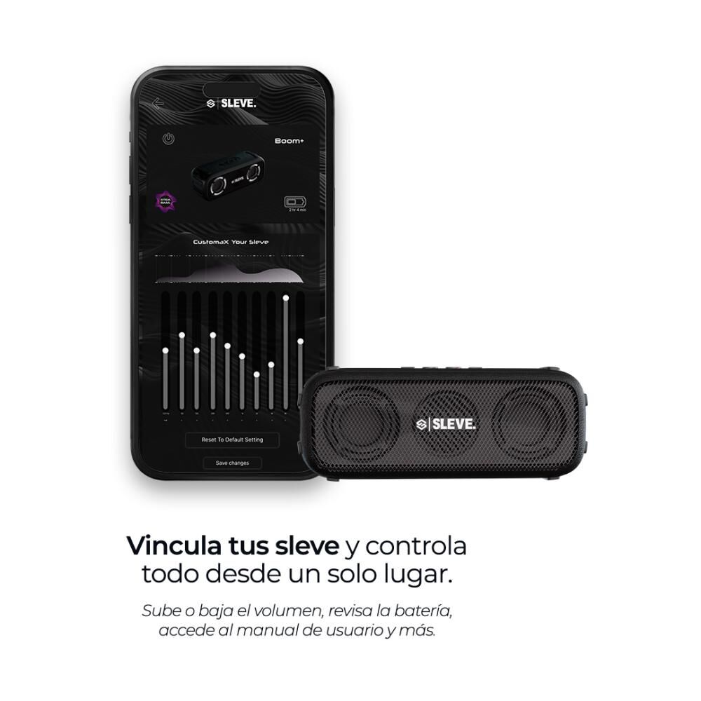 Parlante Bluetooth Sleve Boom + image number 2.0