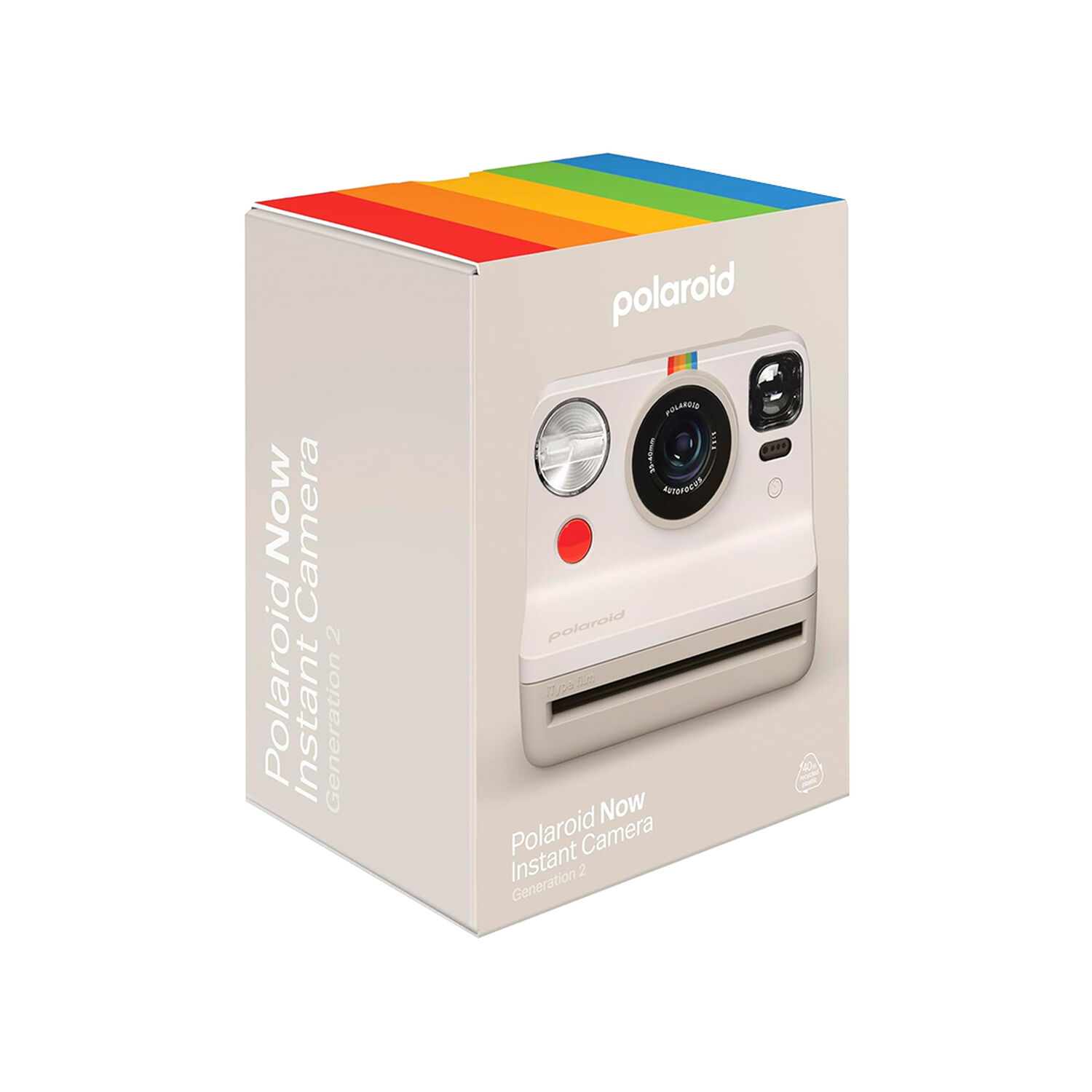 Polaroid Now Instant Film Camera 2da Generaci&oacute;n Blanco Vintage image number 8.0