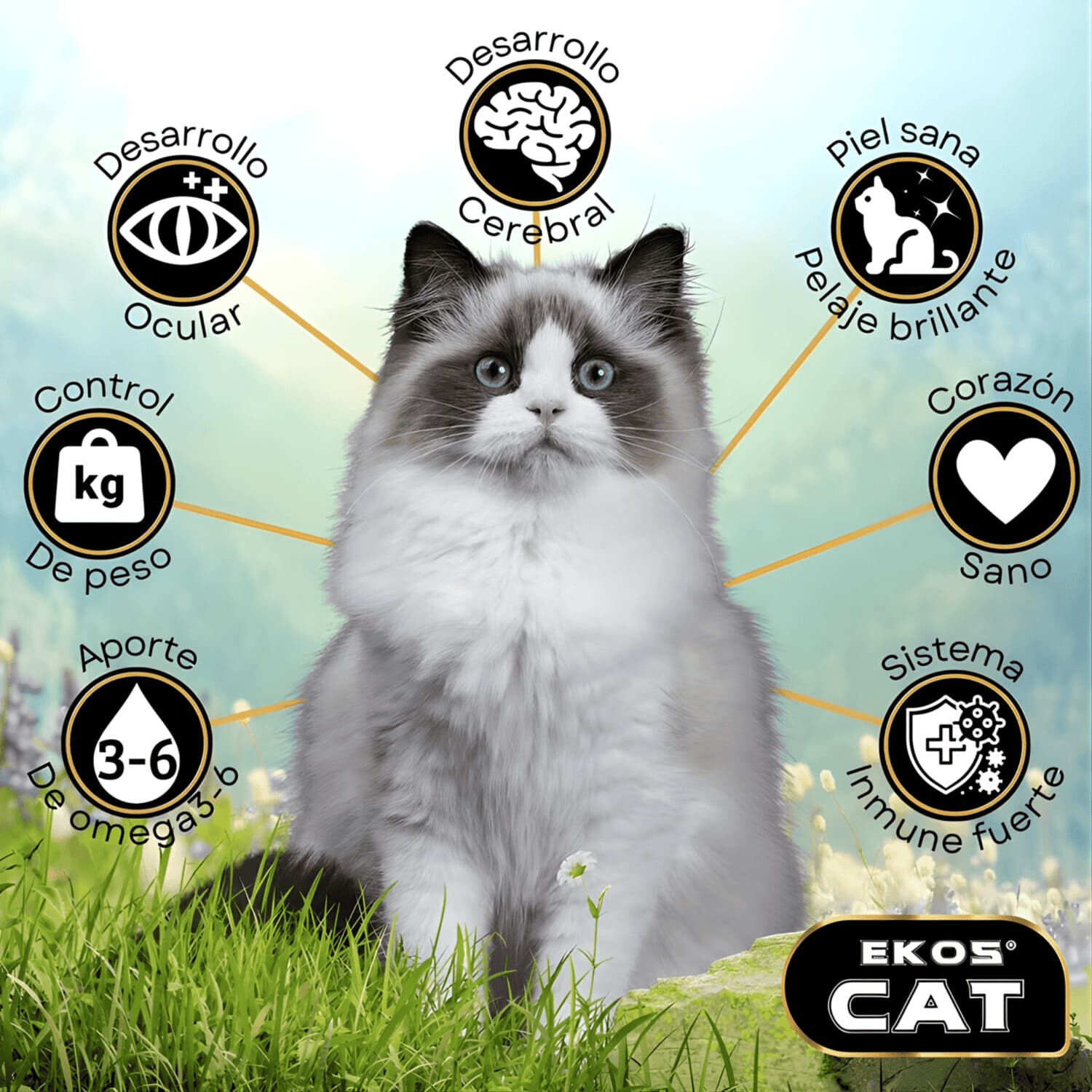 Alimento Para Gato Adulto Ekos Cat 10kg image number 1.0