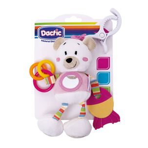 Oso Interactivo Rosado Con Gancho