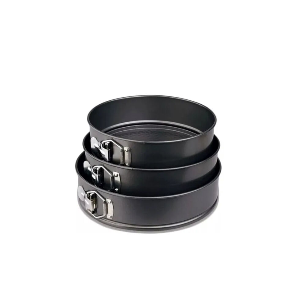 Set De 3 Moldes Redondos Antiadherentes Para Hornear - Ps image number 0.0