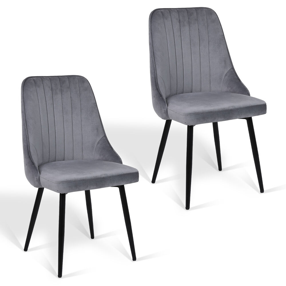 Pack 2 Silla Comedor Giorgio Gris image number 0.0