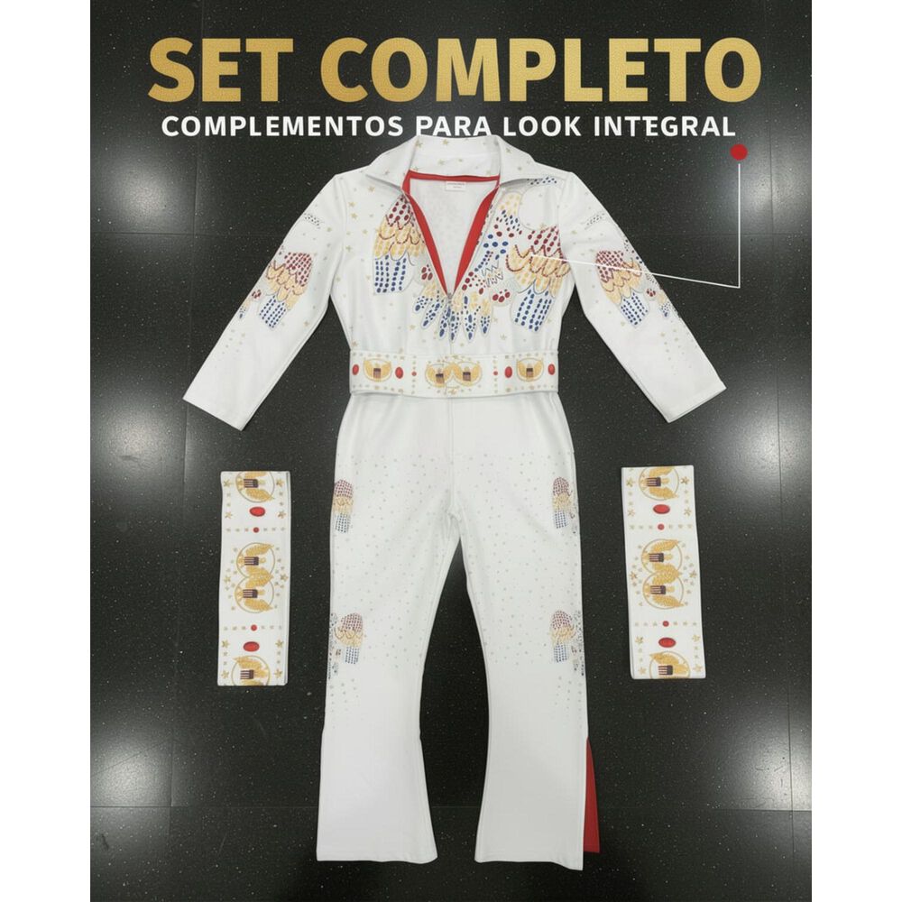 Disfraz Cosplay Elvis Presley Eagle Jumsuit image number 4.0