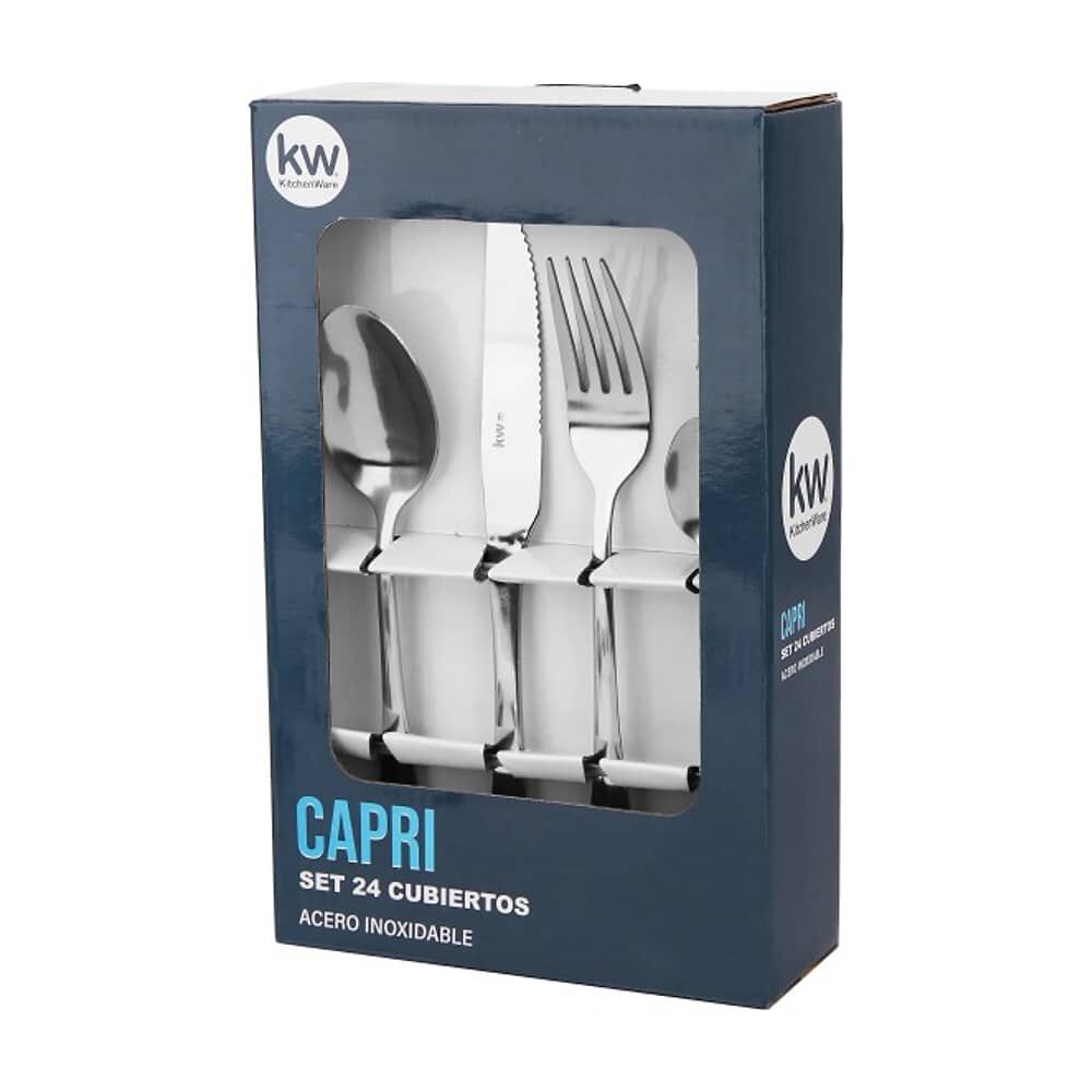 Set Cuberteria 24 Piezas Capri Inox Kitchenware image number 2.0
