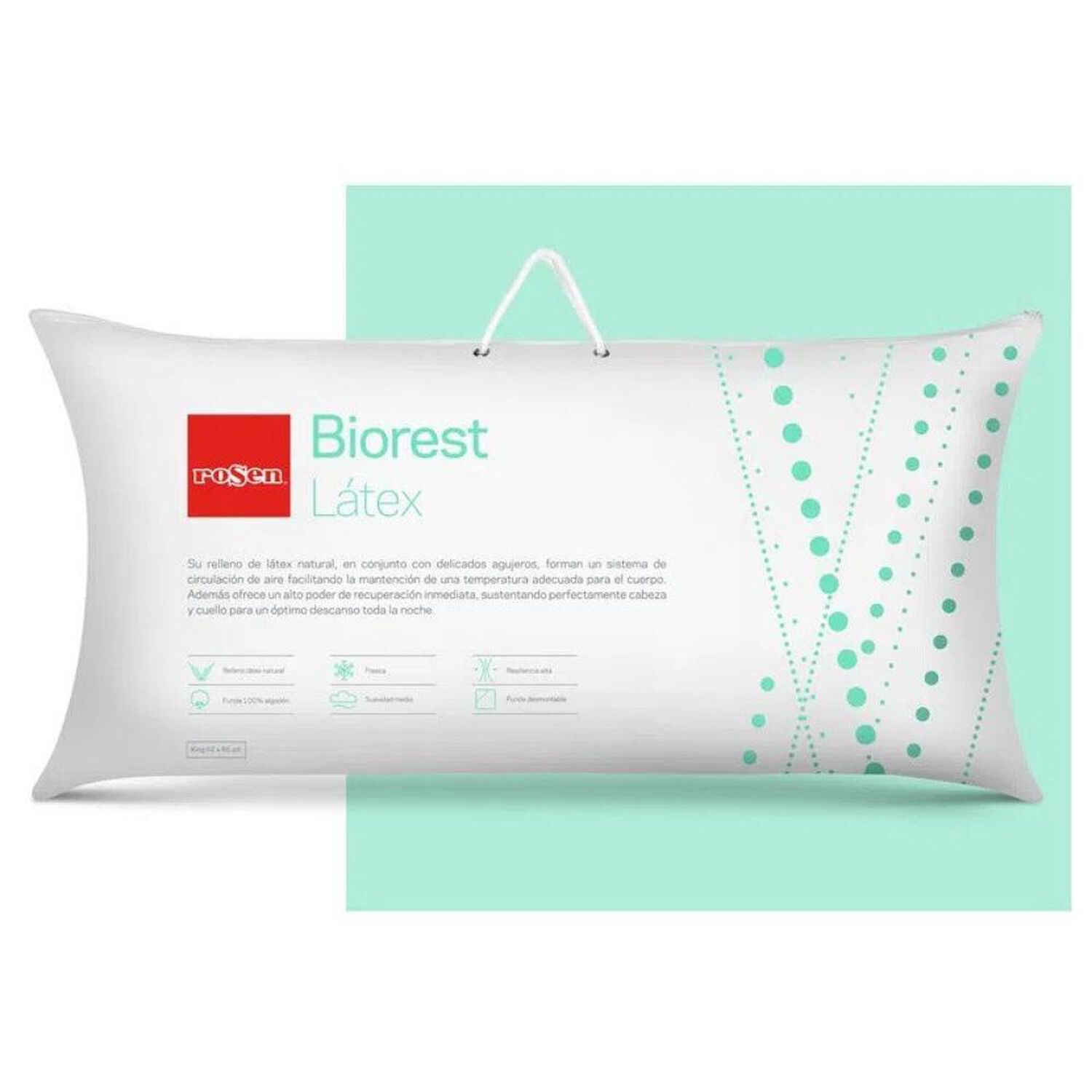 Almohada Rosen Biorest / 200 Hilos image number 0.0