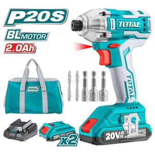 Atornillador De Impacto Litio-ion 20v Total