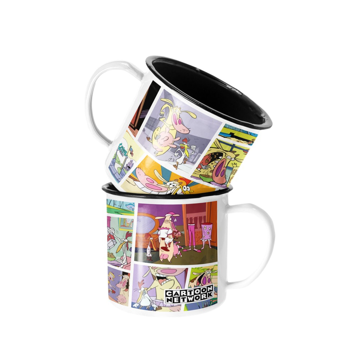 Taza Enlozada Lechera Cartoon Network La Vaca Y El Pollito image number 0.0