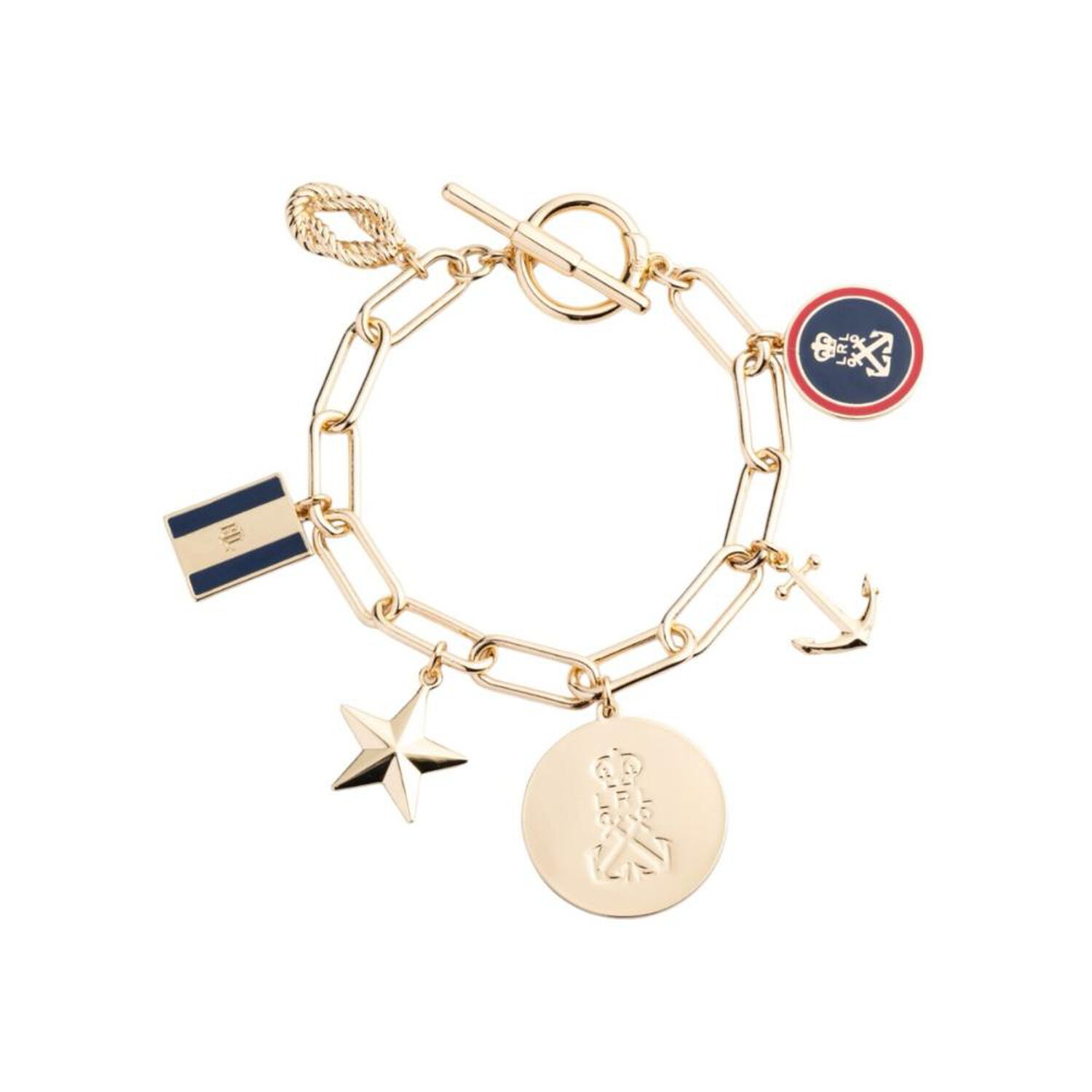 Pulsera Lauren Ralph Lauren Dorado Negro 14b00464 image number 1.0