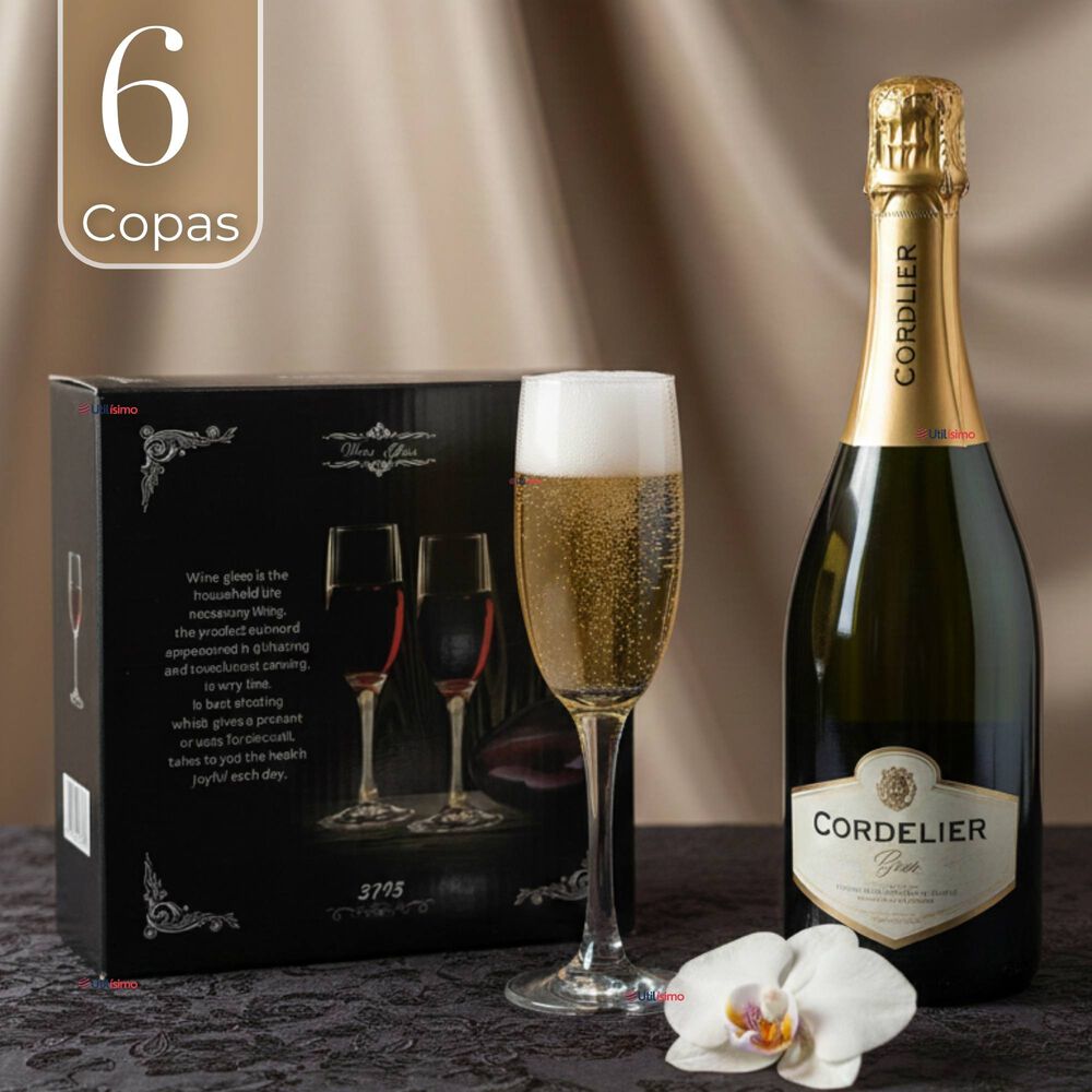 Set De 6 Copas De Champa&ntilde;a Espumante 180 Ml image number 0.0
