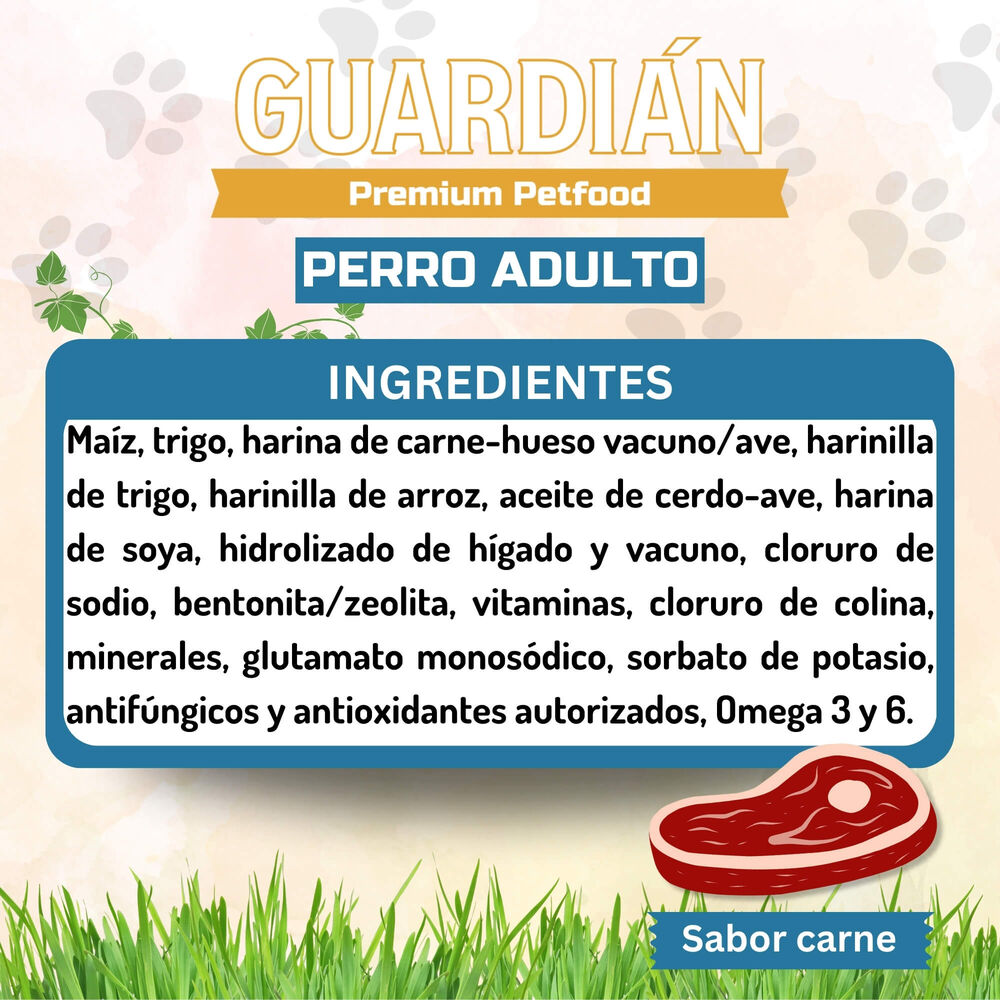 Alimento Para Perro Adulto Guardián 9kg image number 3.0