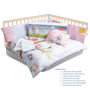 Set De Cuna Pajarito 5 Piezas Bebesit