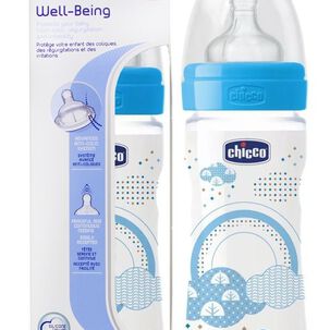 Mamadera Well Being 250ml 2m+ Celeste