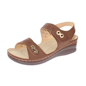 Sandalia Confort Caf&eacute; Modelo Italiano Art. 5ask76613brown