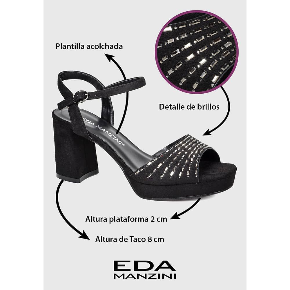 Sandalia Sabirah Negro image number 2.0