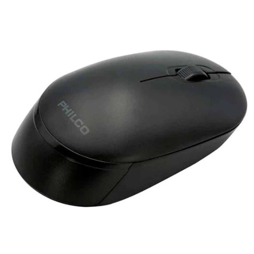 Mouse Inalambrico Usb Ergonomico 3 Botones Negro image number 1.0