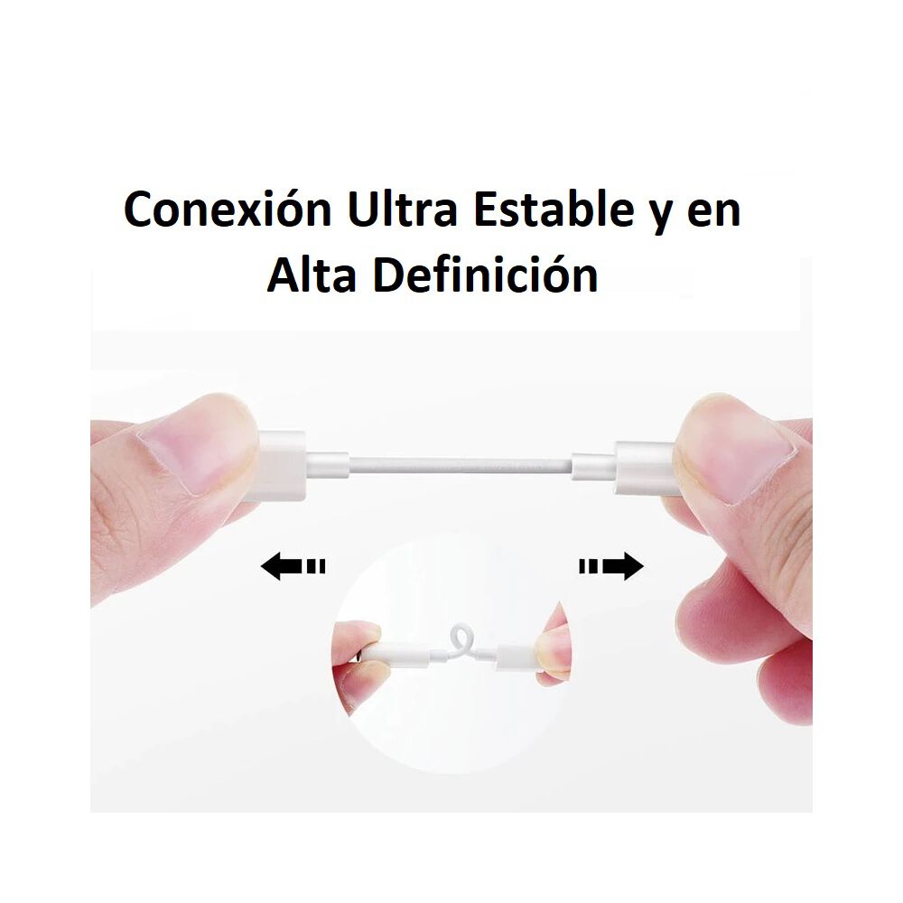 Adaptador De Aud&iacute;fonos Para Iphone Lightning A Jack 3.5mm image number 8.0