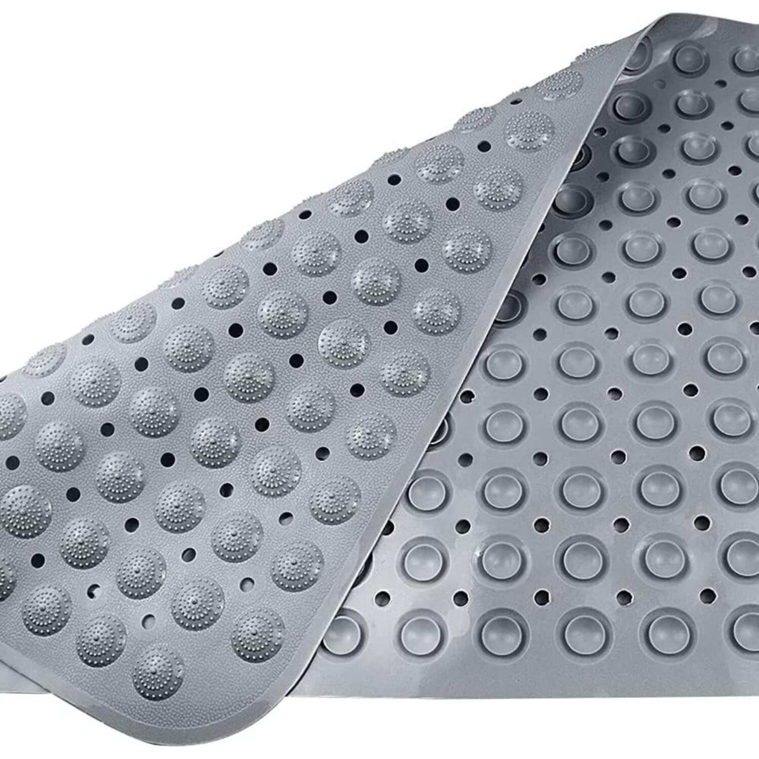 Tapete Alfombra Goma Antideslizante Piso Ducha Ba&ntilde;o Gris image number 2.0