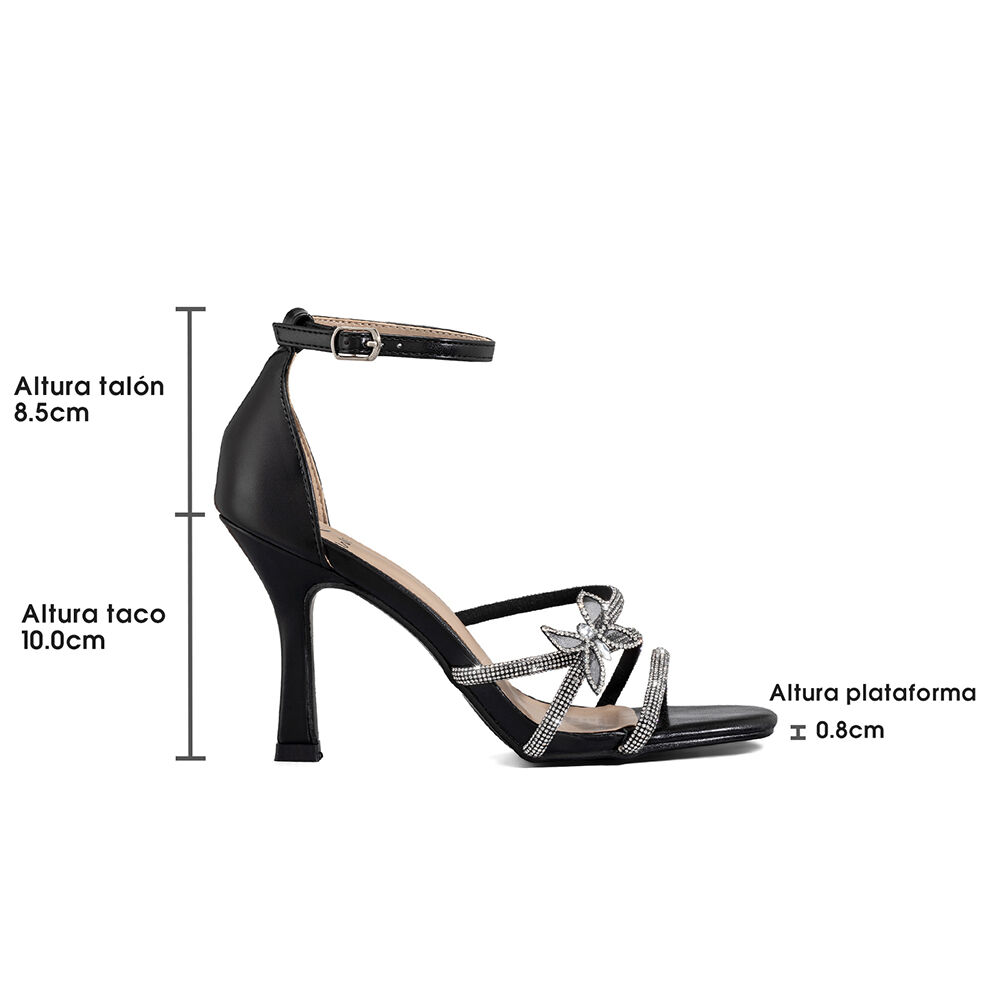 Sandalia Fiesta Taco Stiletto Pedrer&iacute;a Mujer Weide Qiu382 image number 6.0