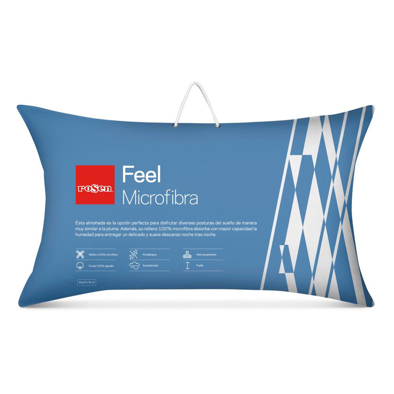 Almohada Rosen Feel / 233 Hilos / 50x90 Cm image number 4.0