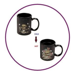 Taz&oacute;n Cambia Color Skull & Roses Calavera